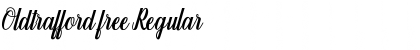 Download Oldtrafford free Regular Font Title Preview