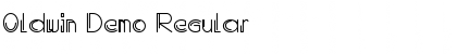 Download Oldwin Demo Regular Font Title Preview