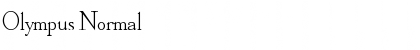 Download Olympus Normal Font Title Preview