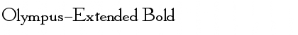 Download Olympus-Extended Bold Font Title Preview