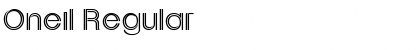 Download Oneil Regular Font Title Preview
