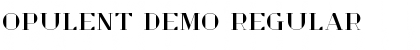 Download Opulent Demo Regular Font Title Preview
