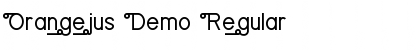 Download Orangejus Demo Regular Font Title Preview