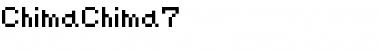 Download ChimaChima7 Regular Font Title Preview