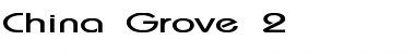Download China Grove 2 Regular Font Title Preview