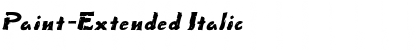 Download Paint-Extended Italic Font Title Preview