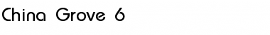 Download China Grove 6 Regular Font Title Preview