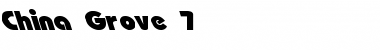 Download China Grove 7 Regular Font Title Preview