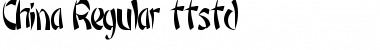 Download China Regular Font Title Preview