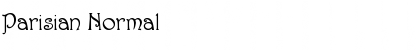 Download Parisian Normal Font Title Preview