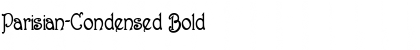 Download Parisian-Condensed Bold Font Title Preview