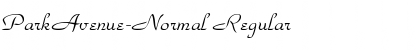 Download ParkAvenue-Normal Regular Font Title Preview