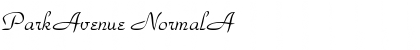Download ParkAvenue NormalA Font Title Preview