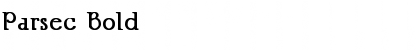 Download Parsec Bold Font Title Preview