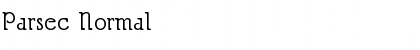 Download Parsec Normal Font Title Preview