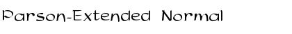 Download Parson-Extended Normal Font Title Preview