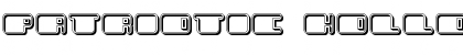 Download Patriotic Hollow Regular Font Title Preview