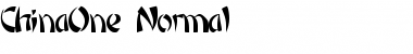 Download ChinaOne Normal Font Title Preview