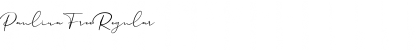 Download Paulina Free Regular Font Title Preview