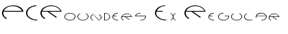 Download PCRounders Ex Regular Font Title Preview