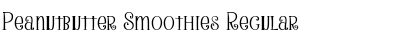 Download Peanutbutter Smoothies Regular Font Title Preview