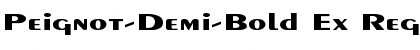 Download Peignot-Demi-Bold Ex Regular Font Title Preview
