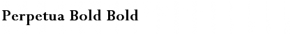 Download Perpetua Bold Bold Font Title Preview
