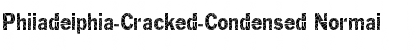 Download Philadelphia-Cracked-Condensed Normal Font Title Preview