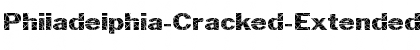 Download Philadelphia-Cracked-Extended Normal Font Title Preview