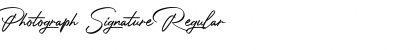 Download Photograph Signature Regular Font Title Preview