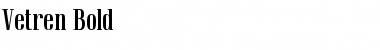 Download Vetren Bold Font Title Preview