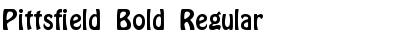 Download Pittsfield Bold Regular Font Title Preview