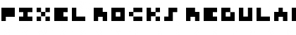 Download Pixel rocks Regular Font Title Preview