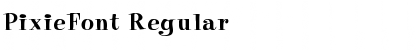 Download PixieFont Regular Font Title Preview