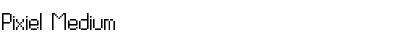 Download Pixiel Medium Font Title Preview