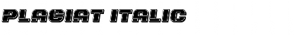Download Plagiat Italic Font Title Preview