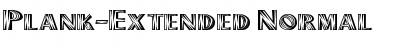 Download Plank-Extended Normal Font Title Preview