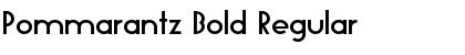 Download Pommarantz Bold Regular Font Title Preview