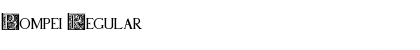 Download Pompei Regular Font Title Preview