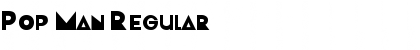 Download Pop Man Regular Font Title Preview