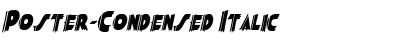 Download Poster-Condensed Italic Font Title Preview