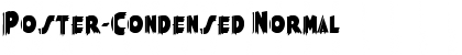 Download Poster-Condensed Normal Font Title Preview