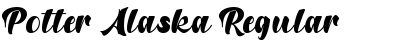 Download Potter Alaska Regular Font Title Preview