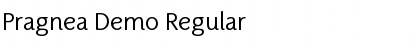 Download Pragnea Demo Regular Font Title Preview