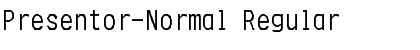 Download Presentor-Normal Regular Font Title Preview