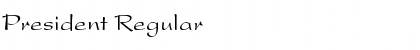 Download President Regular Font Title Preview