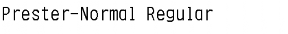 Download Prester-Normal Regular Font Title Preview