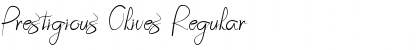 Download Prestigious Olives Regular Font Title Preview