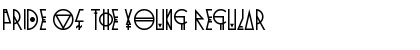 Download Pride Of The Young Regular Font Title Preview
