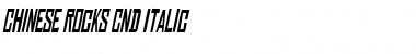 Download Chinese Rocks Cnd Italic Font Title Preview
